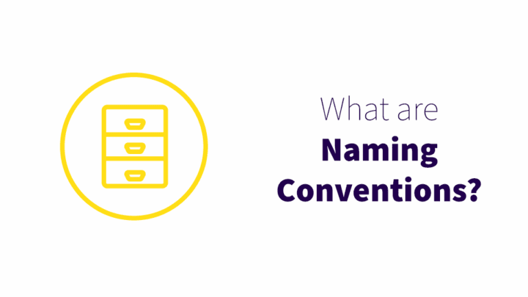 Information architecture header: what are naming conventions?