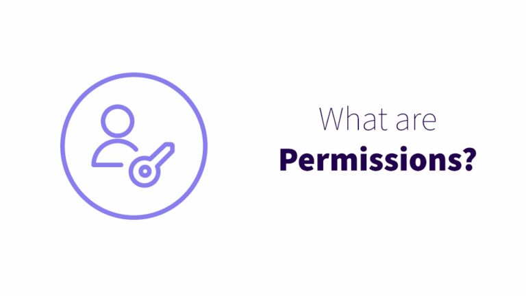 Information architecture header: what are permissions?