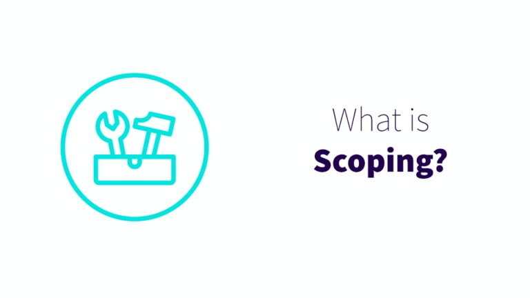 Information architecture header: what is scoping??